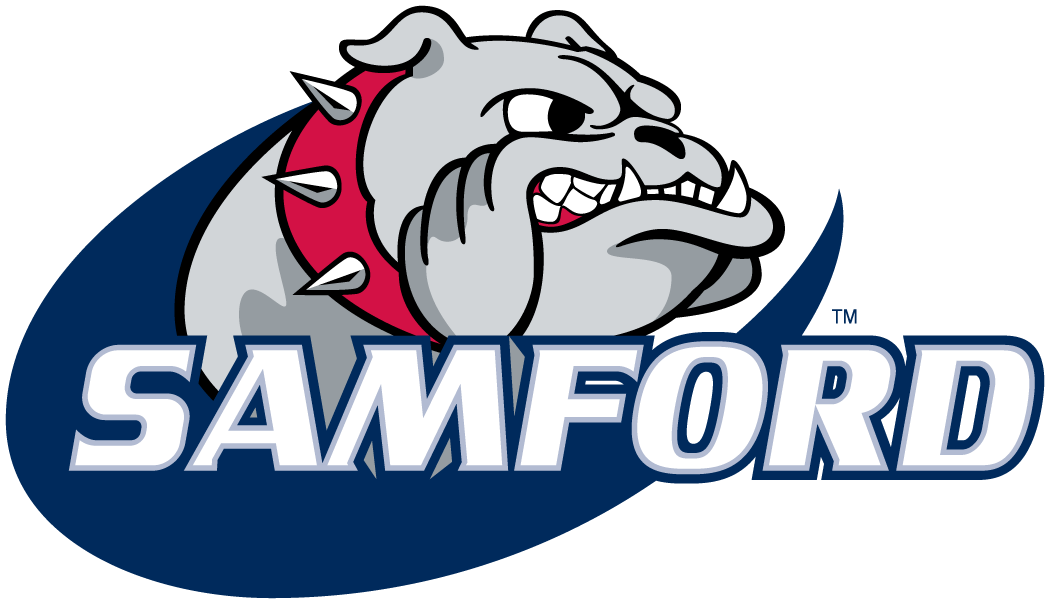 Samford Bulldogs 2000-2015 Primary Logo vinyl decal